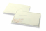 Enveloppes pour faire-part de décès - Crème + Fleurie | Paysdesenveloppes.ch