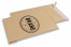 Enveloppes à bulles Kraft marron - imprimé | Paysdesenveloppes.ch
