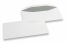 Enveloppes blanches en papier, 110 x 220 mm (DL), 80gr, fermeture gommée | Paysdesenveloppes.ch