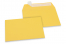 Enveloppes papier colorées - Jaune bouton d'or, 114 x 162 mm | Paysdesenveloppes.ch