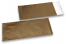 Enveloppes aluminium métallisées mat - bronze 110 x 220 mm | Paysdesenveloppes.ch