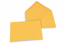 Wenskaart enveloppen gekleurd - goudgeel, 114 x 162 mm | Paysdesenveloppes.ch