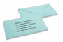 Enveloppes de couleur pour faire-part de naissance - bleu