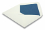 Enveloppes doublées blanc ivoire - doublure bleu | Paysdesenveloppes.ch