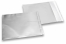 Enveloppes aluminium métallisées mat - argent 165 x 165 mm | Paysdesenveloppes.ch