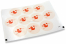 Pastilles adhésives thème naissance - cigogne rouge | Paysdesenveloppes.ch