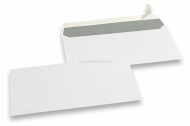 Enveloppes blanches en papier, 110 x 220 mm (DL), 80gr, bande adhésive | Paysdesenveloppes.ch