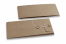Enveloppes à fermeture Japonaise - 110 x 220 x 25 mm, kraft brun | Paysdesenveloppes.ch