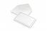 Enveloppes pour faire-part de décès - Blanc + Double bordure, 120 x 185 mm | Paysdesenveloppes.ch
