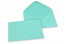 Enveloppes colorées pour cartes de voeux - turquoise, 133 x 184 mm | Paysdesenveloppes.ch