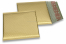 Enveloppes à bulles ECO métallisées mat colorées - or 165 x 165 mm | Paysdesenveloppes.ch