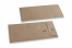 Enveloppes à fermeture Japonaise - 110 x 220 mm, kraft brun | Paysdesenveloppes.ch
