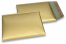 Enveloppes à bulles ECO métallisées mat colorées - or 180 x 250 mm | Paysdesenveloppes.ch