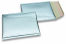 Enveloppes à bulles ECO métallique - bleu glacial 180 x 250 mm | Paysdesenveloppes.ch