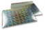 Enveloppes à bulles ECO métallique - argent holografique 320 x 425 mm | Paysdesenveloppes.ch