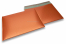 Enveloppes à bulles ECO métallisées mat colorées - orange 320 x 425 mm | Paysdesenveloppes.ch