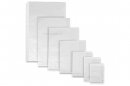 Sachets en papier cristal blanc avec bande adhésive | Paysdesenveloppes.ch