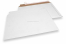 Enveloppes carton ondulé blanc - 375 x 520 mm | Paysdesenveloppes.ch