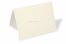 Cartes artisanales papier à bords frangés - pliage sur la longueur | Paysdesenveloppes.ch