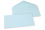 Enveloppes colorées pour cartes de voeux - bleu clair, 110 x 220 mm | Paysdesenveloppes.ch