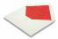 Enveloppes doublées blanc ivoire - doublure rouge | Paysdesenveloppes.ch