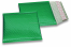 Enveloppes à bulles ECO métallique - vert 165 x 165 mm | Paysdesenveloppes.ch