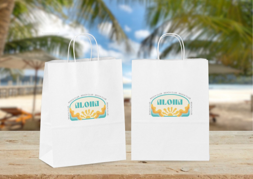 Sacs papier kraft avec anses rondes | Paysdesenveloppes.ch