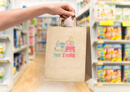 Sacs papier kraft avec anses rondes | Paysdesenveloppes.ch