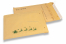 Enveloppes à bulles marron pour Noël - Traîneau vert | Paysdesenveloppes.ch