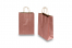 Sacs papier kraft avec anses rondes - rouge métallisé, 220 x 100 x 310 mm, 90 gr | Paysdesenveloppes.ch