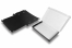 Boîte postale pliante noire extra-plate - avec intérieur blanc, 310 x 220 x 26 mm | Paysdesenveloppes.ch