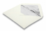 Enveloppes doublées blanc ivoire - doublure argent | Paysdesenveloppes.ch