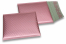 Enveloppes à bulles ECO métallisées mat colorées - doré rose 165 x 165 mm | Paysdesenveloppes.ch