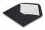 Enveloppes doublées noir - doublure blanc | Paysdesenveloppes.ch