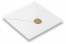 Sceaux en cire - Coeurs sur l'enveloppe | Paysdesenveloppes.ch