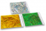 Enveloppes aluminium métallisées colorées - holographique  | Paysdesenveloppes.ch