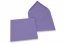 Enveloppes colorées pour cartes de voeux - violet, 155 x 155 mm | Paysdesenveloppes.ch