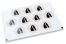 Pastilles adhésives thème mariage - homme et femme baiser | Paysdesenveloppes.ch
