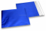 Enveloppes aluminium métallisées mat - bleu foncé 165 x 165 mm | Paysdesenveloppes.ch