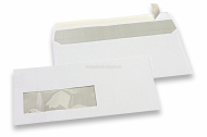 Enveloppes pour imprimante laser, 110 x 220 mm (DL), fenêtre à gauche 40 x110 mm, position de la fenêtre à 15 mm du gauche et à 66 mm du bas | Paysdesenveloppes.ch