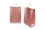 Sacs papier kraft avec anses rondes - rose métallisé, 260 x 120 x 350 mm, 90 gr | Paysdesenveloppes.ch