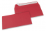 Enveloppes papier colorées - Rouge, 110 x 220 mm | Paysdesenveloppes.ch