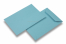 Pochettes en papier kraft couleur - Bleu ciel | Paysdesenveloppes.ch