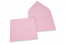 Enveloppes colorées pour cartes de voeux - rose clair, 155 x 155 mm | Paysdesenveloppes.ch