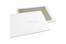 Enveloppes dos carton - 400 x 500 mm, recto kraft blanc 120 gr, dos duplex gris 700 gr, non gommé / sans fermeture adhésive | Paysdesenveloppes.ch