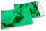 Enveloppes aluminium métallisées colorées - vert 162 x 229 mm | Paysdesenveloppes.ch