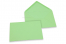 Enveloppes colorées pour cartes de voeux - vert menthe, 114 x162 mm | Paysdesenveloppes.ch