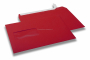 Enveloppes à fenêtre colorées - Rouge, 162 x 229 mm (A5), fenêtre à gauche, format de la fenêtre 45 x 90 mm, position de la fenêtre 20 mm à partir de la gauche / 60 mm bord en bas, fermeture par bande adhésive, papier de 120 grammes