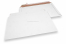 Enveloppes carton ondulé blanc - 320 x 485 mm | Paysdesenveloppes.ch
