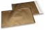 Enveloppes aluminium métallisées mat - bronze 180 x 250 mm | Paysdesenveloppes.ch